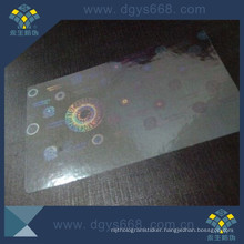 Security Anti-Fake Warranty Transparent Hologram ID Card Sticker
